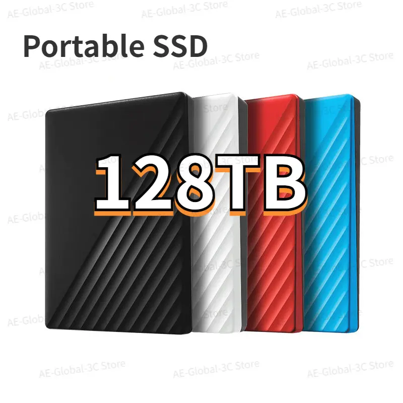

128TB Original High-speed 2TB SSD Portable External Solid State Hard Drive USB3.0 Interface HDD Mobile disco duro For Laptop/mac