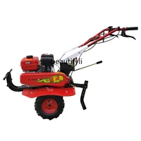 zqmulti functional diesel mini tiller agricultural new furrow ridge gasoline walking rotary cultivator
