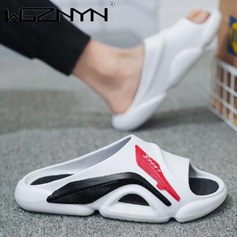 

2023 New Slippers Men's Summer Sports Outdoor Non-Slip Couples Home Bathroom Sandals And Slippers Women Ciabatte Uomo Flip Flop