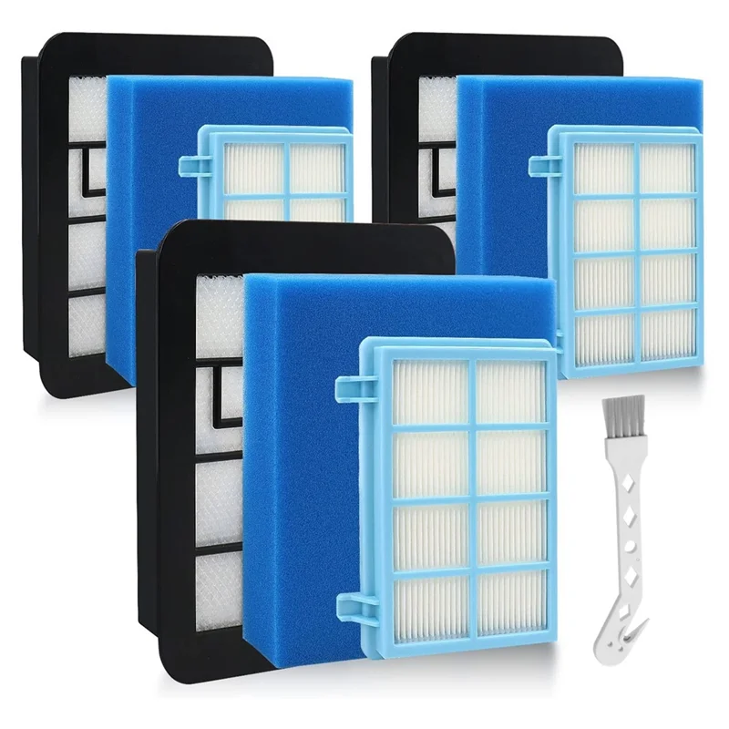 Набор сменных фильтров для компактного и активного пылесоса Philips PowerPro FC8010/01 FC9331