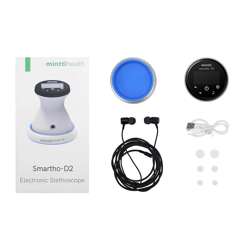 

Mintti Telemedicine Equipment Smart Blue tooth Stethoscope Electronic Medical Stethoscope Digital Stethoscope