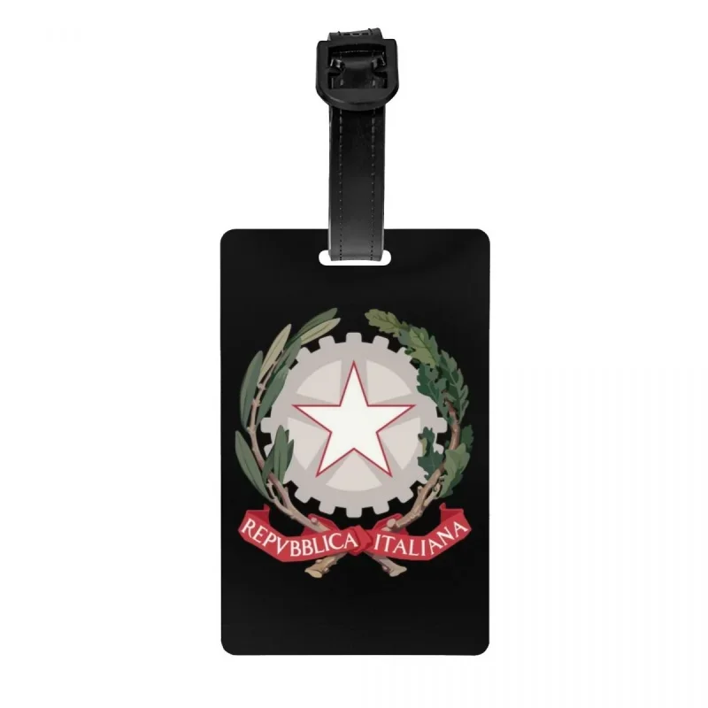 

Эмблема итальянской багажной бирки на заказ, итальянская Республика, бирки для багажа, личная Обложка, идентификационная бирка