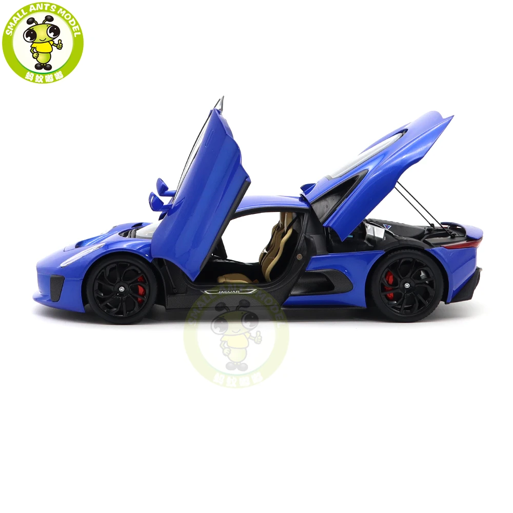 

1/18 Almost Real 810606 C-X75 CX75 Blue Metallic Diecast Model Toy Car Gifts For Husband Boyfriend Father