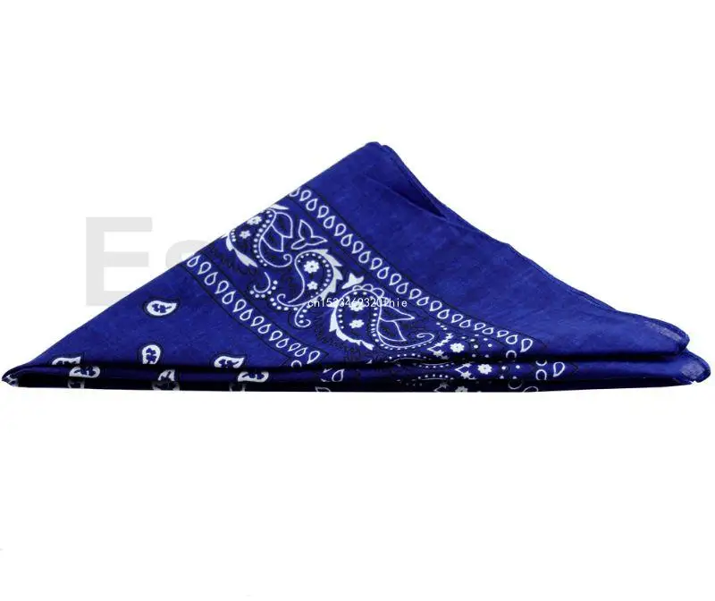 

Square Paisley Bandanas Double Sided for Head Wrap Scarf Wristband Multicolor