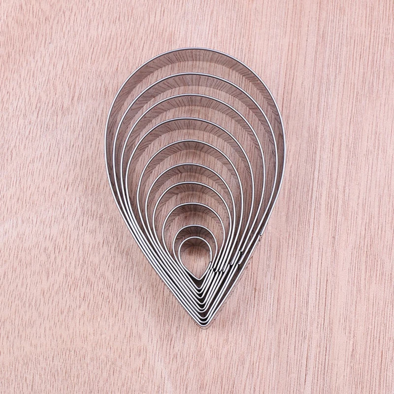 

3/10 шт., металлическая форма для выпечки, в виде цветка лилии