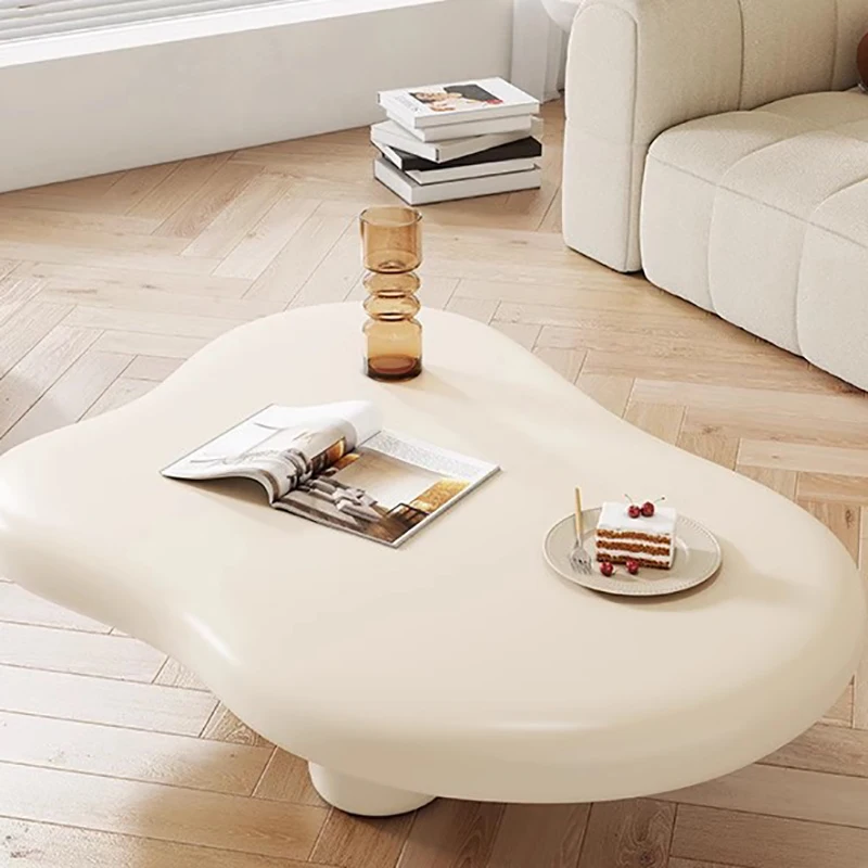 

Журнальный столик с облаком, белый кофейный столик в скандинавском стиле для прихожей, современная мебель