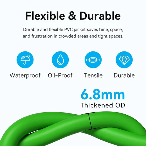 Vention Cat6A Ethernet кабель 10 Гбит/с