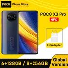 Смартфон POCO X3 Pro NFC, экран Глобальная версия дюйма, 6 ГБ 128 ГБ8 ГБ 256 ГБ, процессор Snapdragon 860, четырехъядерная камера с искусственным интеллектом, 120 Гц, аккумулятор 5160 мАч