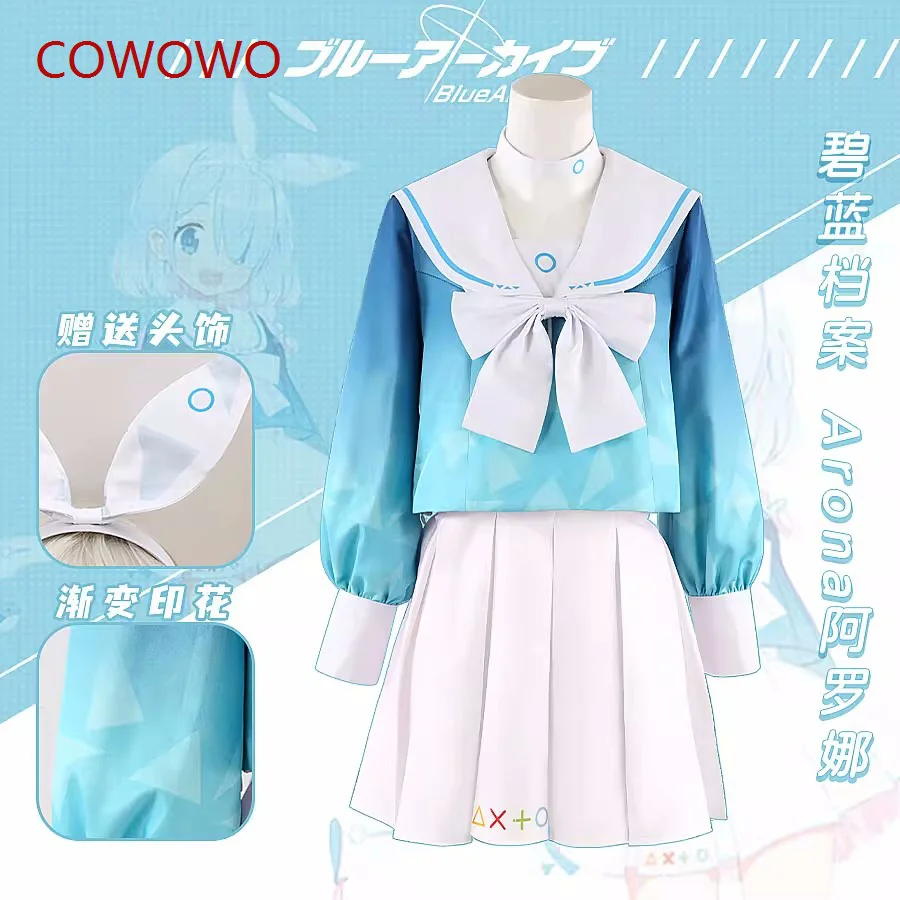 

Anime Blue Archive Arona Sailor Suit Sweet Lovely Uniform Cosplay Costume Halloween Carnival Party Role Play Outfit Cos Clothing