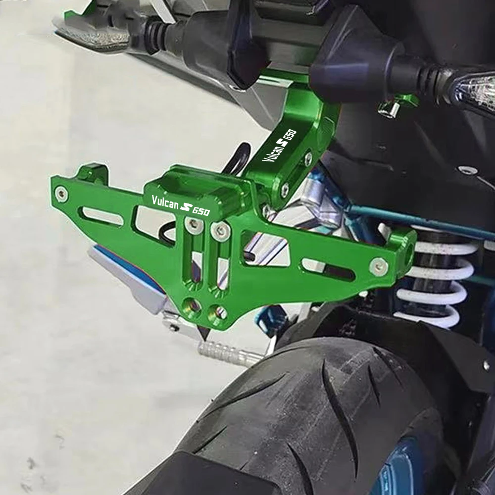 Держатель номерного знака рамка светодиодный светильник кронштейн для KAWASAKI Vulcan S