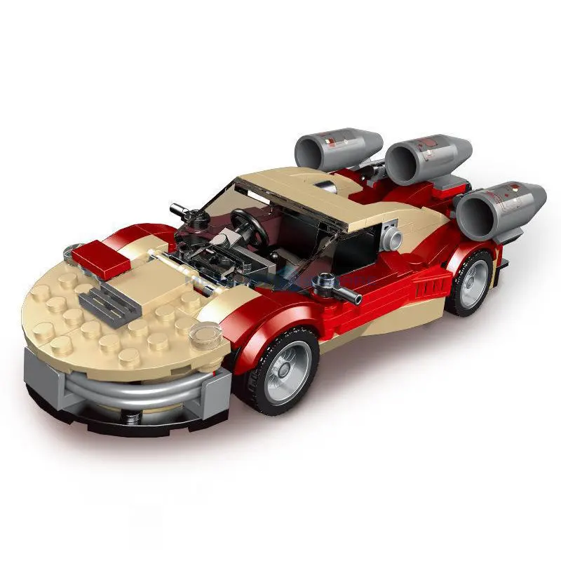 Скоростной гиперкар серии Авиатор автомобиль MOC 27017 молдинг высокотехнологичная модель автомобиля строительные блоки кирпичи креативный игрушечный набор подарок для детей