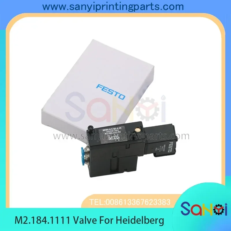 Электромагнитный клапан Heidelberg M2.184.1111 для печатной машины SM102 CD102 SM52 PM52 Mebh-4/2-Qs-4-Sa 6
