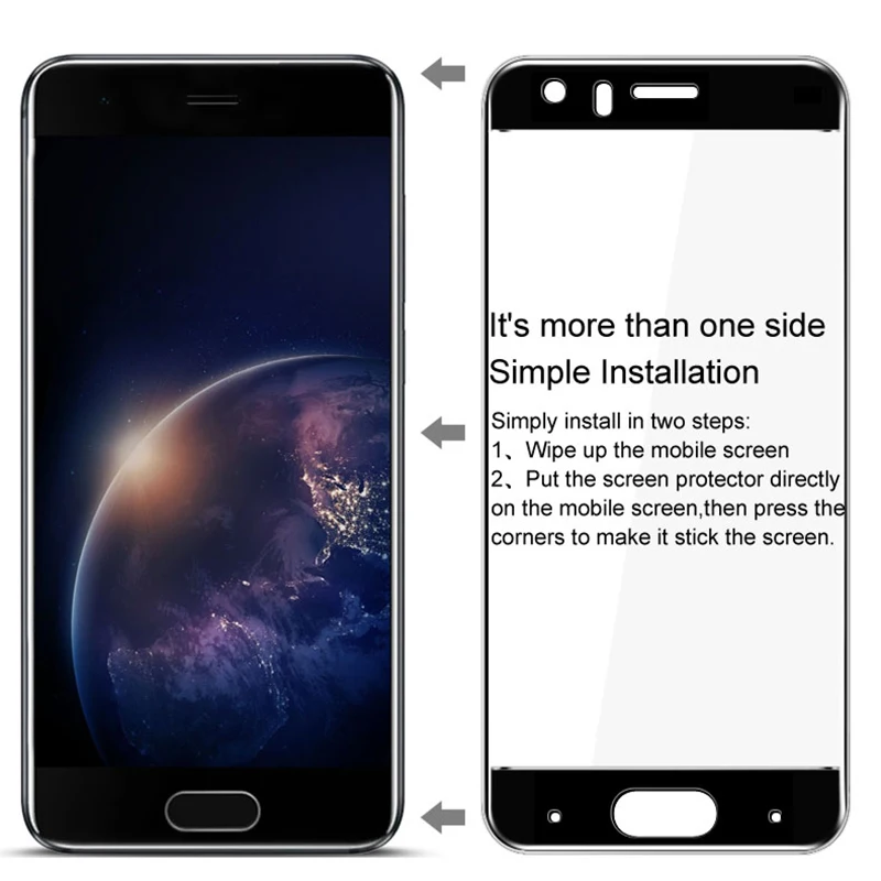 

Защитное стекло Honor, высокопрочное, полностью закрывает экран, подходит для Huawei Honor 9 Lite, 8 Lite, Honor 9, 8, 10