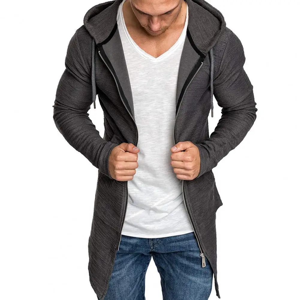 

Fit Terrific Swallowtail Spring Coat Slim Spring Jacket Solid Color for Daily Wear