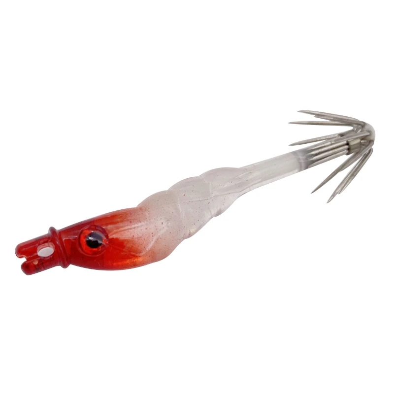 

2x 5cm/1.5g Sea Fishing Octopus Hook Bait Blowing Tube Volume Squid Jig Blowing