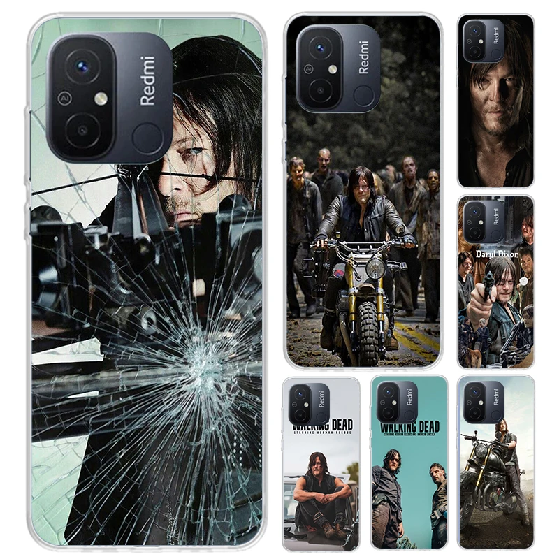 Ходячие мертвецы Дэрил Диксон чехол для телефона Xiaomi Redmi 12C 12 10C 10A 10X 10 9C 9A 9 9T 8A 8 7A 7 6A