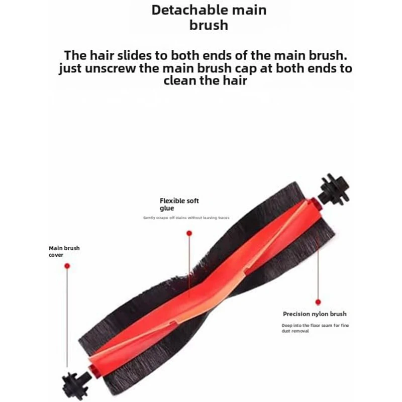 Для Dreame L10s Ultra L20 L40 X30 Детали робота-пылесоса Основная боковая щетка Швабра Фильтр
