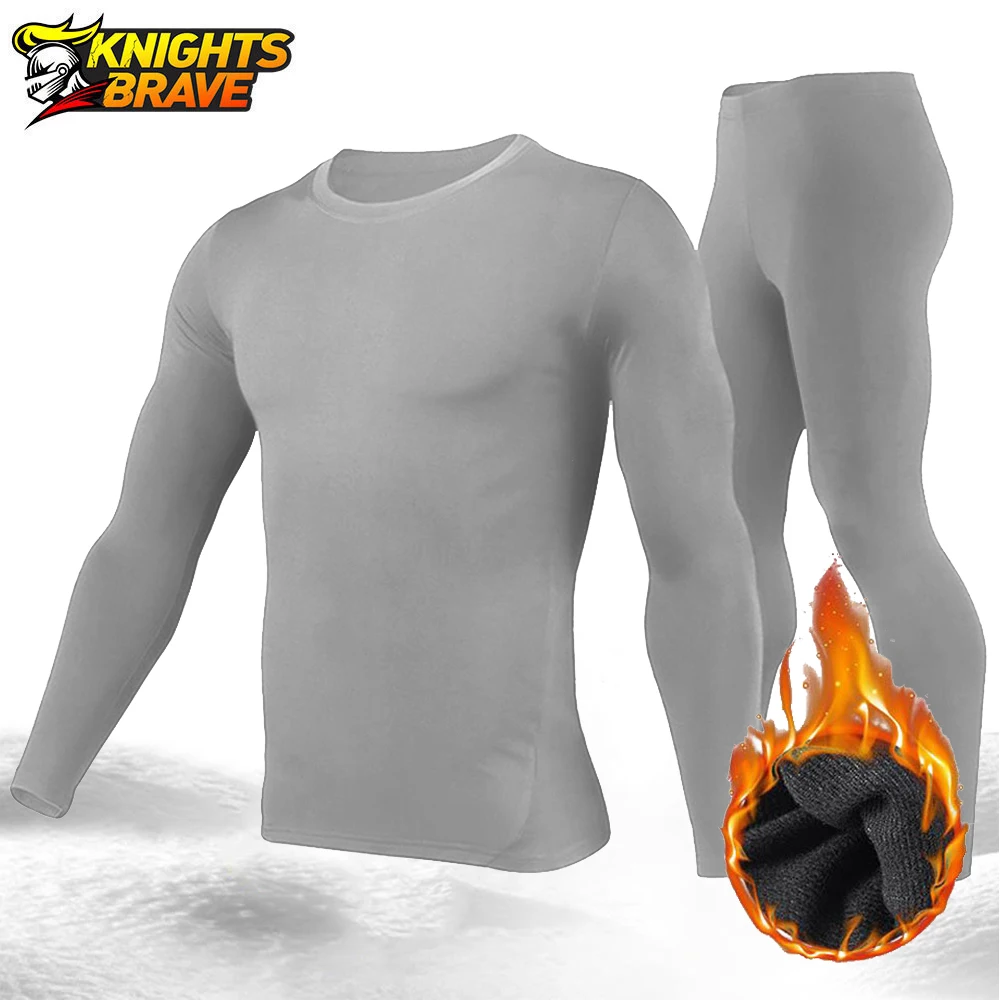 

HEROBIKER Men Women Kids Fleece Lined Thermal Underwear Set Elastic Motorcycle Skiing Warm Long Johns Shirts & Tops Bottom Suit