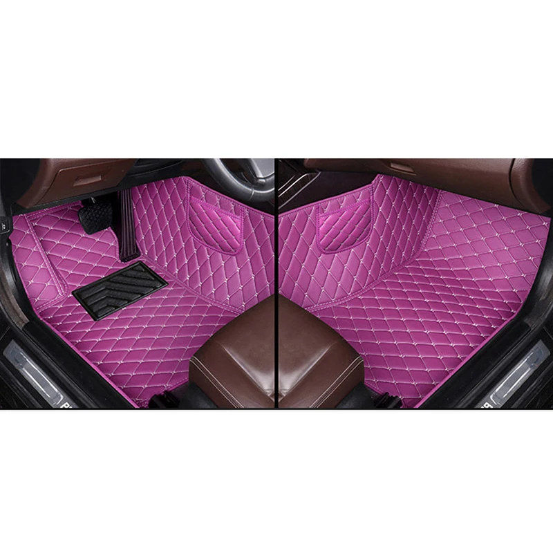 

YUCKJU Custom Front Row Leather Car Foot Mat for MG All Models MG ZT-T ZR ZT TF Auto Accessories Car-Styling Car-accessories