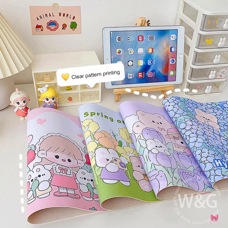 

Original Large Mouse Pad Waterproof Office Computer Desk Pad Student Dormitory Desktop Pad Cute Pad Desk Pad Costers