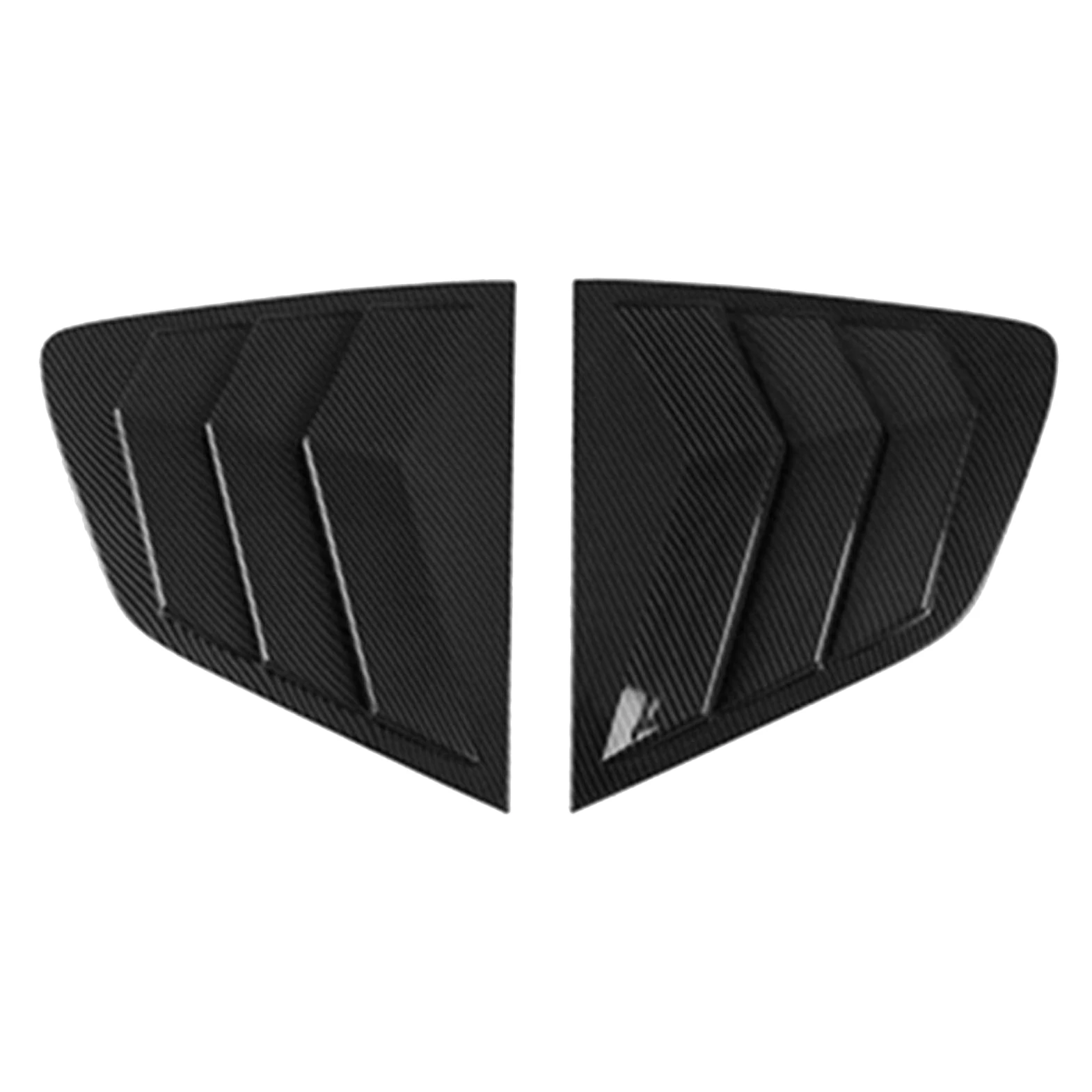 

Car Carbon Fiber Rear Window Louver Shutter Cover Trim for Nissan Rogue X-Trail T32 2014-2020 Window Side Vent Trim