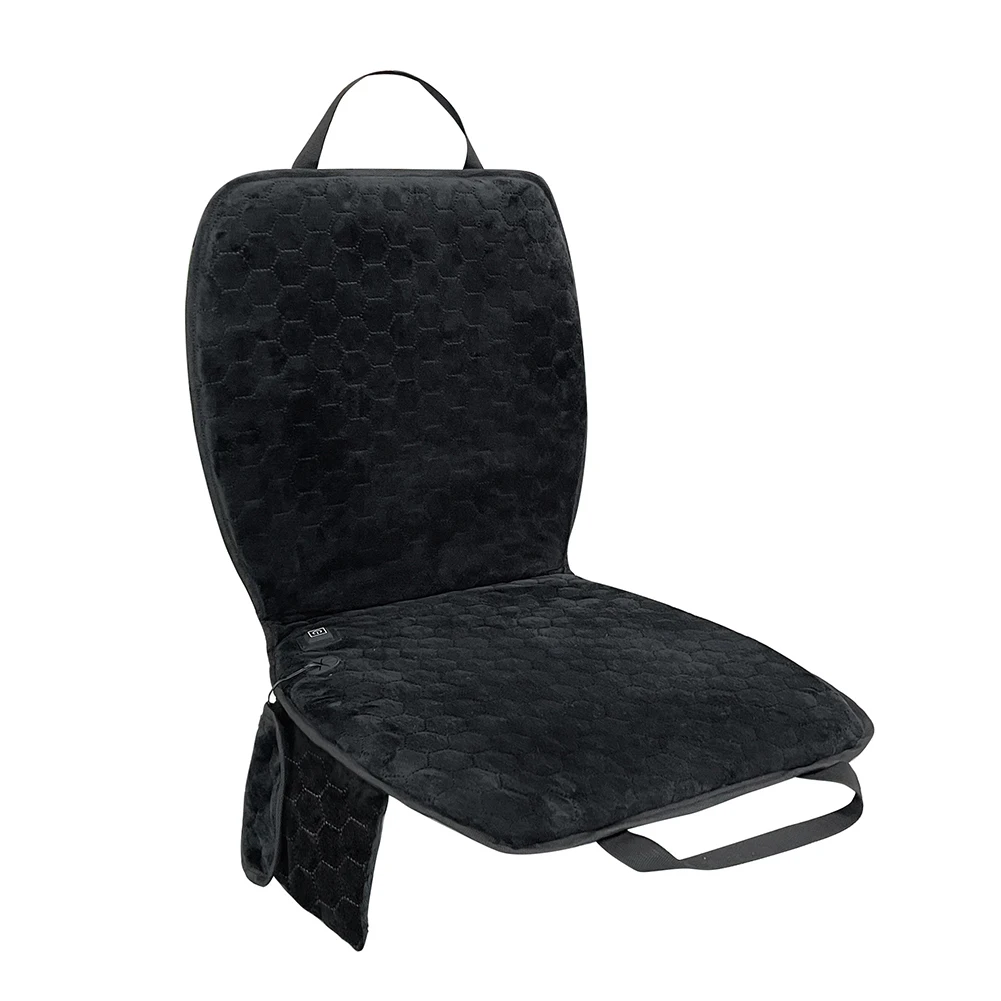

Power Bank Heated Cushion 0.46KG 40x40x40cm Black Beige Three-speed Chair Pad Feature Heated NEW Outdoor Indoor
