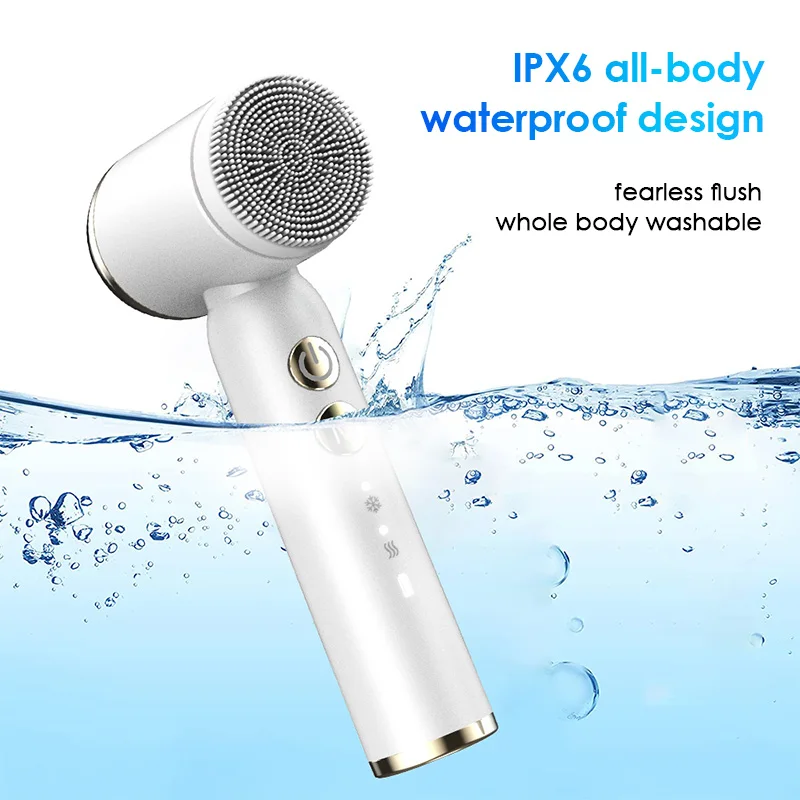 Ультразвуковая электрическая щетка для очищения лица 6 в 1