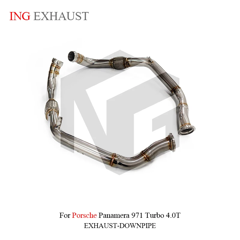 Установка для передней трубы из нержавеющей стали ING 304 Porsche Panamera 971 Turbo 4 0 T