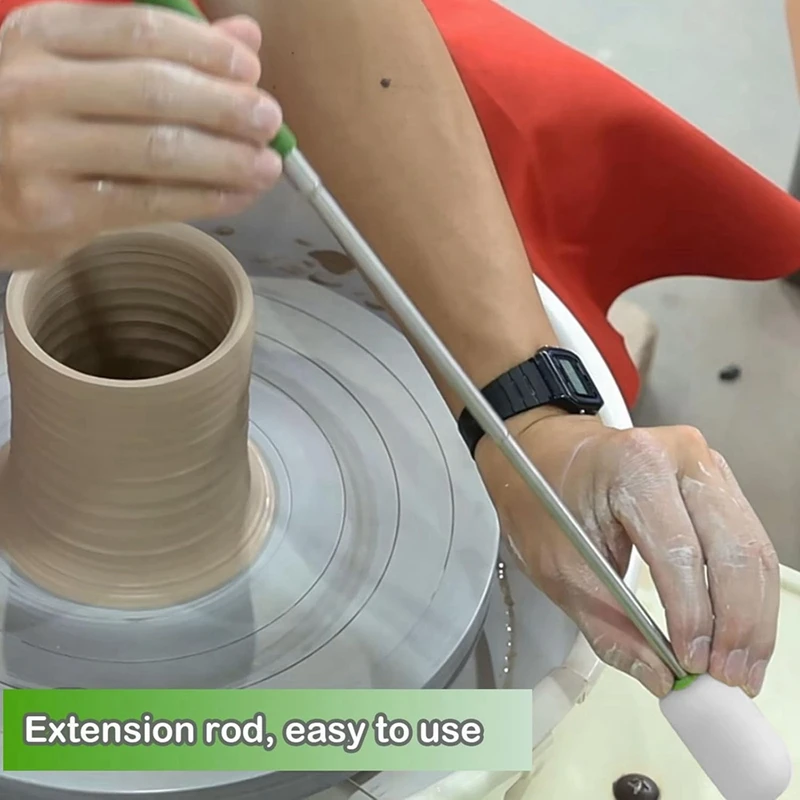 2 шт. телескопическая губка на палочке держатель для губки керамической