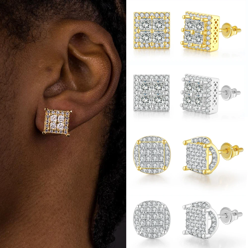 

Мужские серьги-кольца в стиле хип-хоп