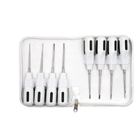 8pcsset autoclavable dental minimally invasive extraction set with plastic handledental stainless steel tooth extraction knife