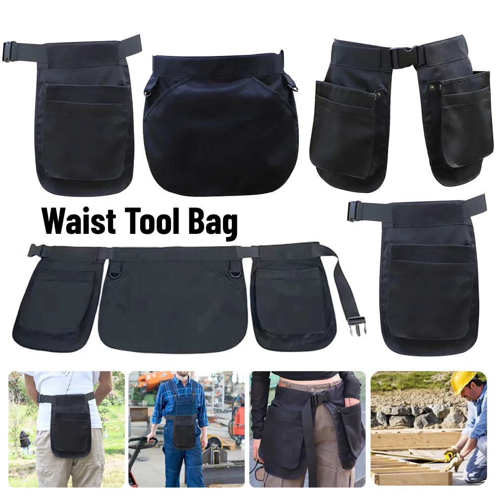 

Multi-pockets Waist Tool Belt Bag Electrician Bag Carpenter Tool Bag Adjustable Hardware Storage Belt Carrying Pouch Pocket Case