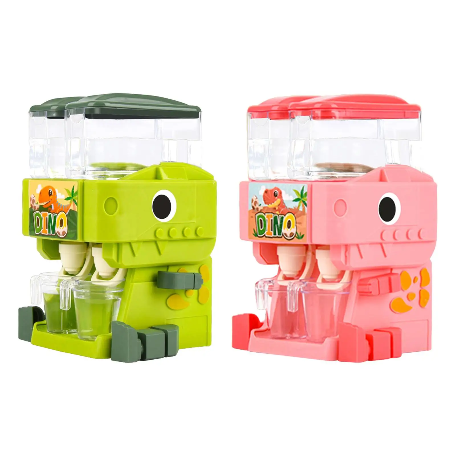 

Mini Dispenser Toy Dual Water Outlets Dual Water Tanks Desk Cute Miniature Water Dispenser Toy Miniature