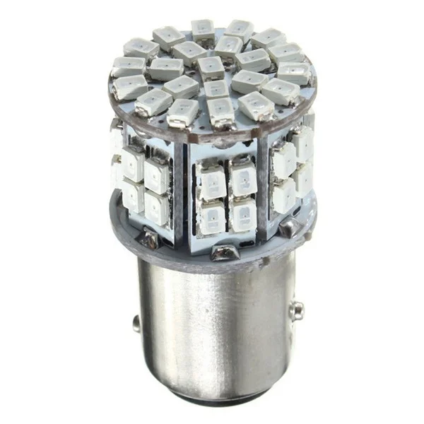 Красный 1157 Bay15D 50Smd 1206 6000K 5 Вт 12 В светодиодный светильник автомобиля задний