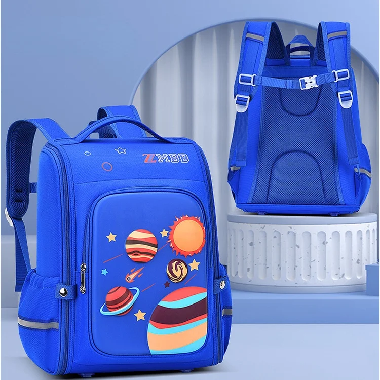 Grade 1-6 Students Children Cartoon Unicorn Galaxy Oxford Backpacks 2022 New Girls Boys Fashion Cute Large Capacity Schoolbags