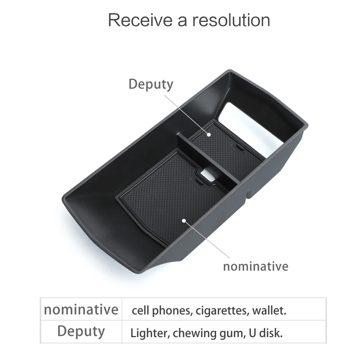 Автомобильный подлокотник ящик для хранения лоток центральной консоли