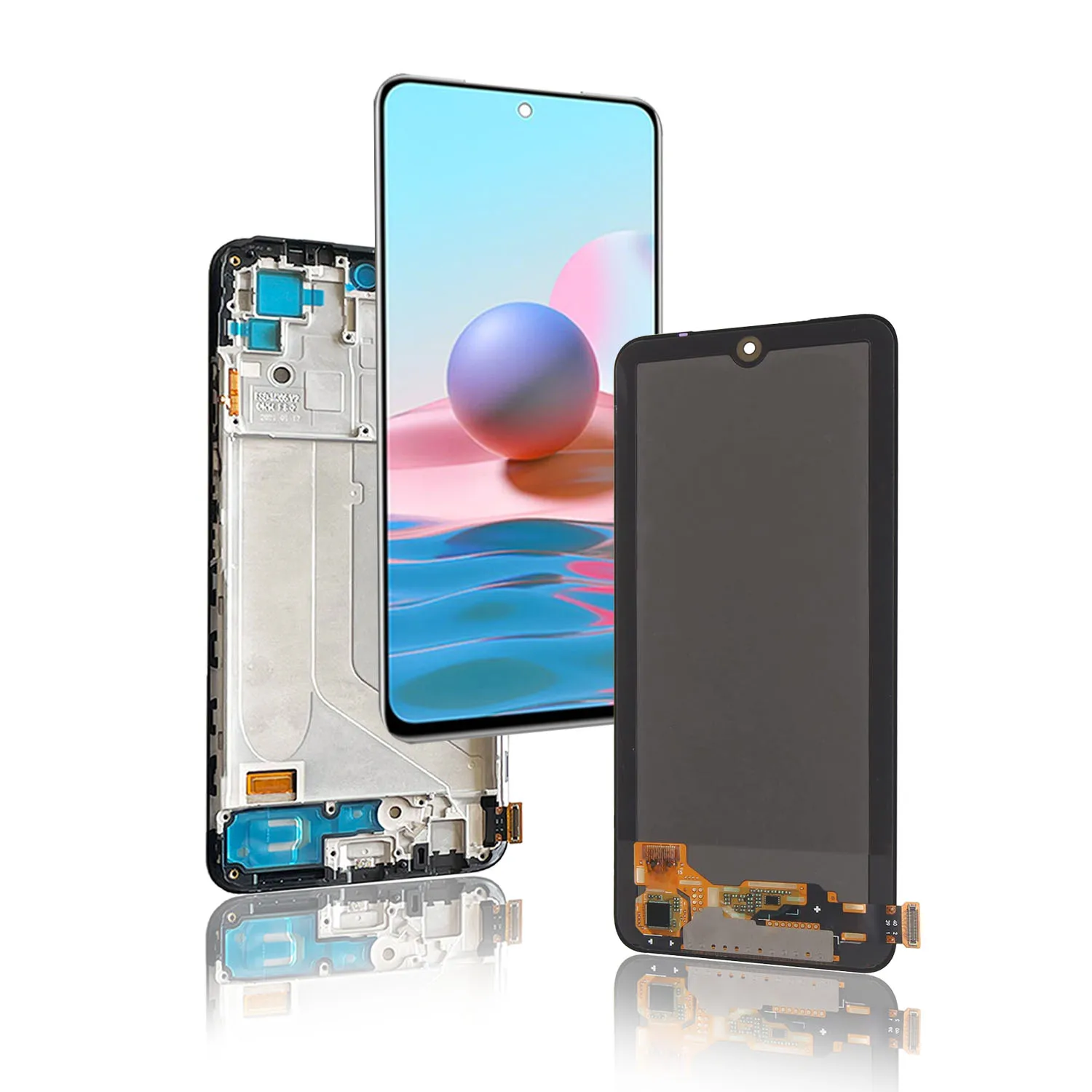 lcd for xiaomi redmi note 10 4g 10s display premium quality touch screen replacement m2101k7ai m2101k7ag repair phone free tools free global shipping