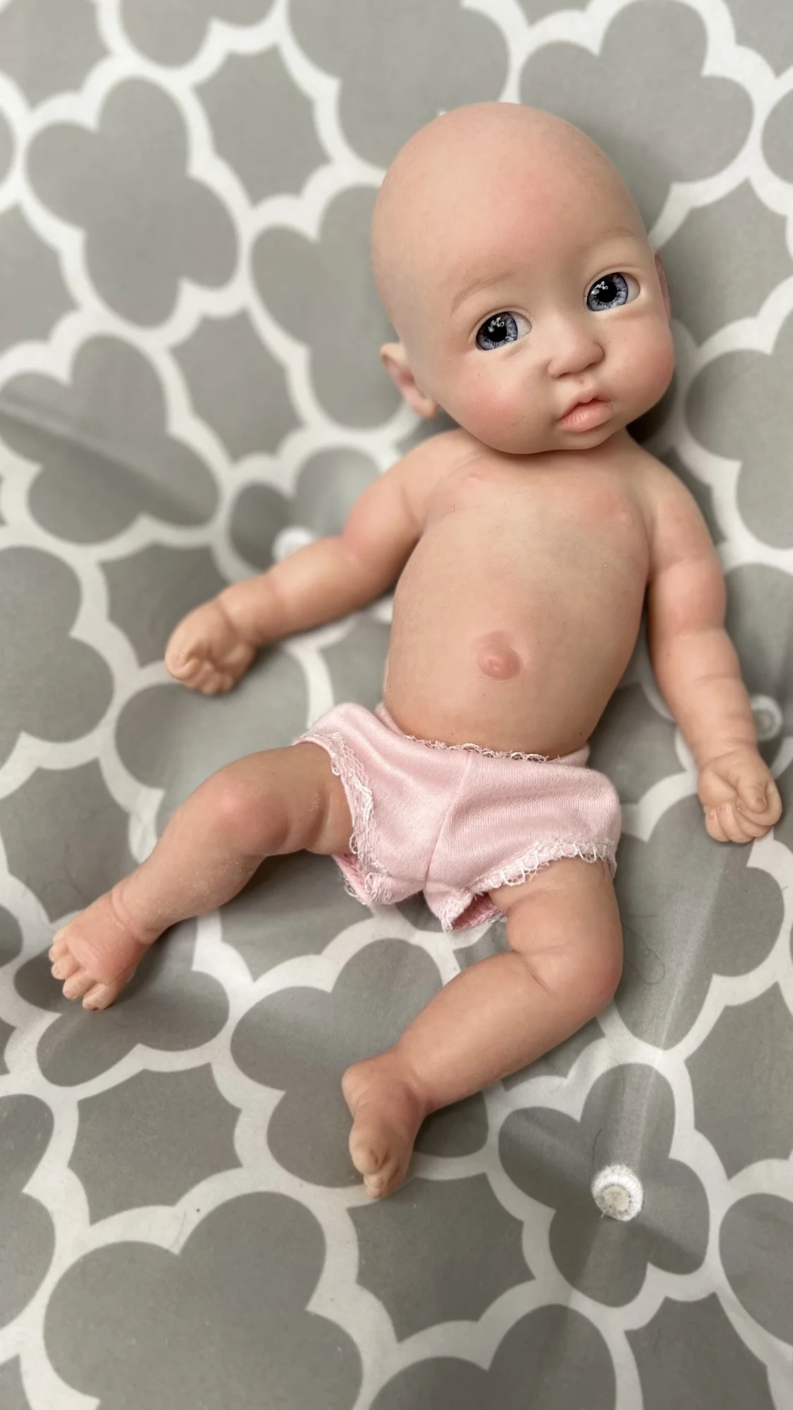 

11 Inch Life Reborn Silicone Doll Handmade Soft Newborn Doll bebes reborn de silicone real bebé reborn de silicona cuerpo entero