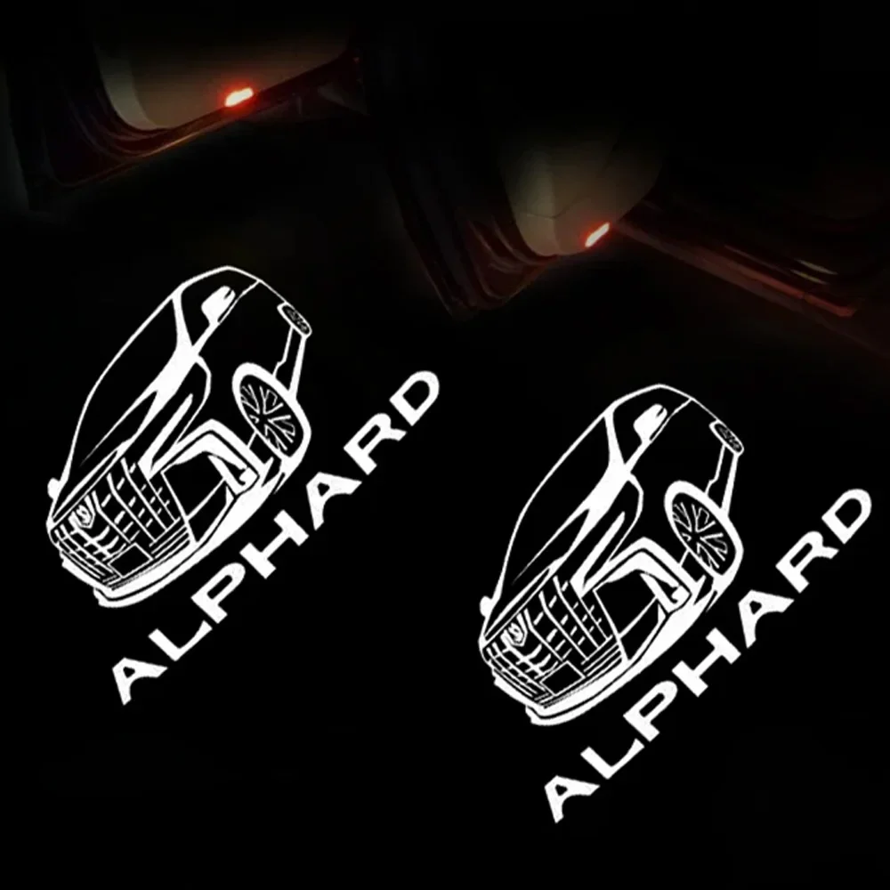 Модель Alphard Дверной светильник 2 шт. Призрачный свет для Toyota Стайлинг автомобиля