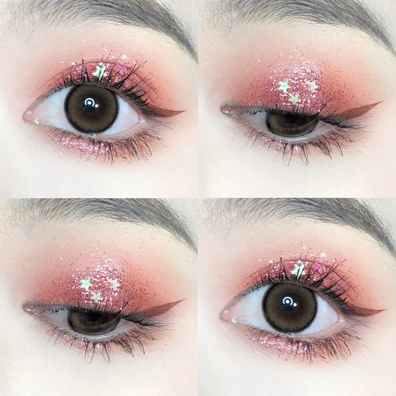 42 Цвета Пудры для Век Набор Матовые Блестящие Палитры Макияжа Милые Тонирующие Косметика 2022 Новинка.