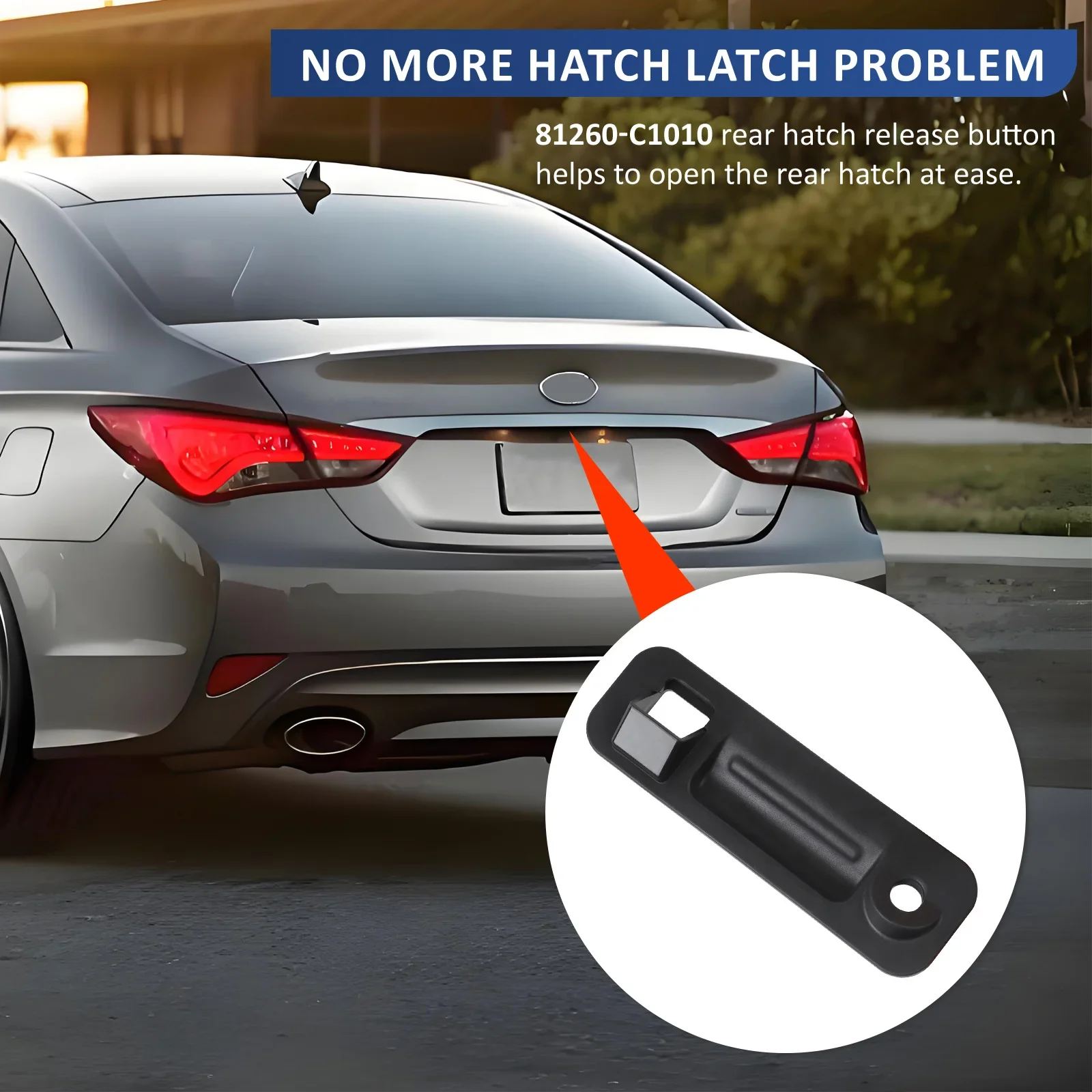 Ручка замка крышки багажника автомобиля 81260C1010 81260-C1010 для Hyundai Sonata ручка корпуса