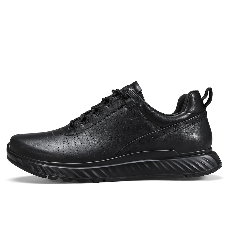 HUMTTO Luxury Designer Sneakers for Men Breathable Trail Running Shoes Men's Sport Mens Tennis Black Leather Casual Man Trainers