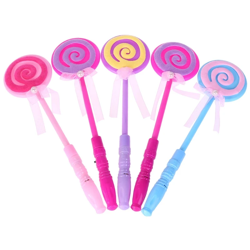 

LED Lollipop Fairy Princess Wand Flash Light Glow Party Supplies Lamp Toys