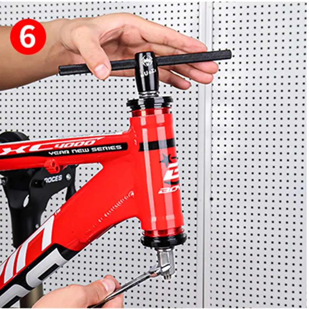 Подходит для велосипедной гарнитуры высотой 140 мм. Инструменты снятия установки.