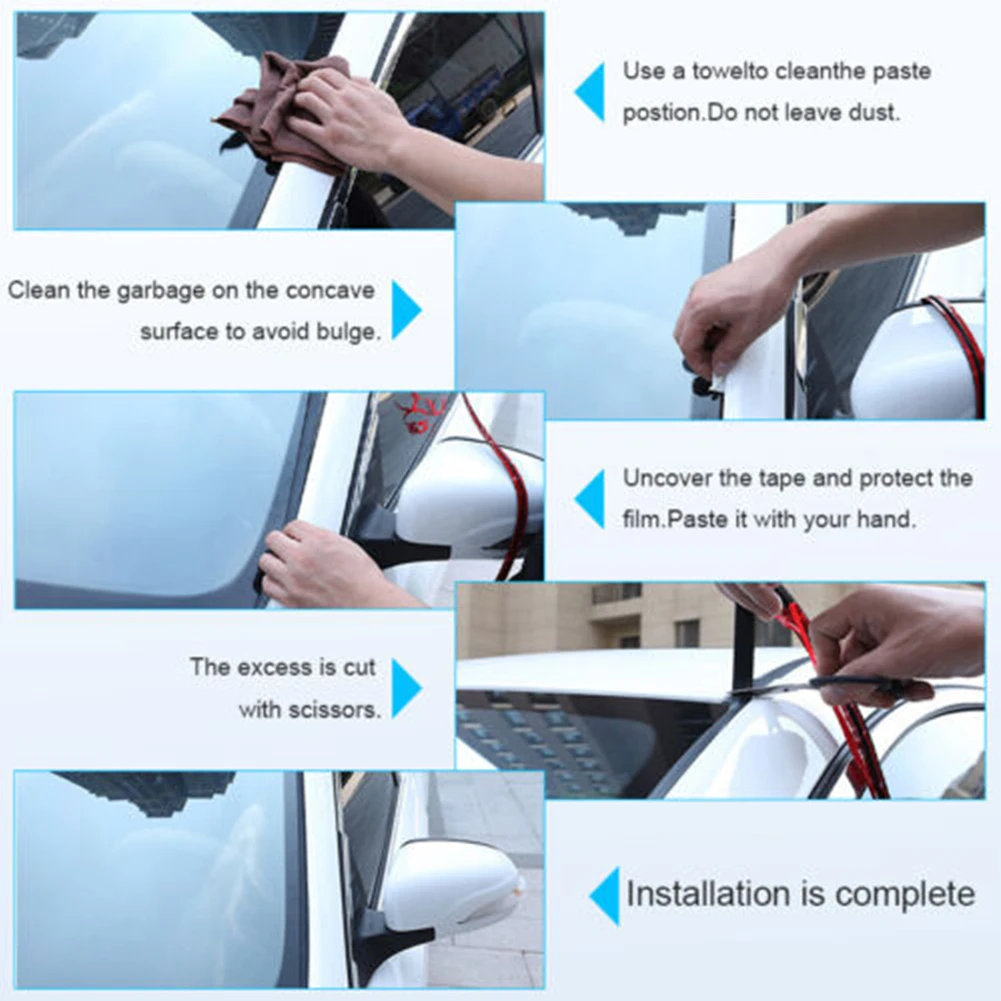 

Edge Weatherstrip Seal Strip 4M Car Sealing Strip Front Rear Windshield