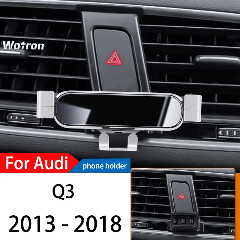 

Автомобильный держатель для телефона для Audi Q3 2013-2022 8U F3 GPS Специальный гравитационный навигационный штатив с поворотом на 360 градусов