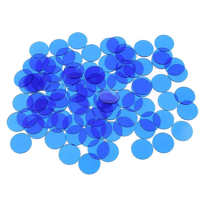 

Montessori Materials Math Toys Plastic Colored 100pcs Disc Set Mathematics Counting Disc Educational Toys For Children MA0944H