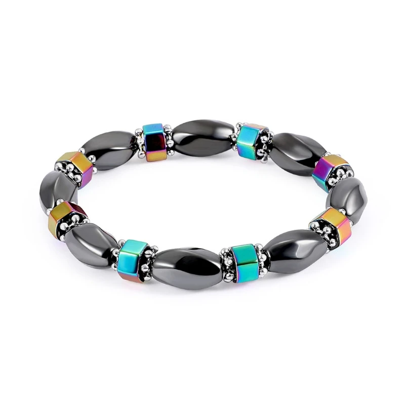 

Fashion Bracelet Bead Hematite Stone Therapy for Health Care Bangle Uni