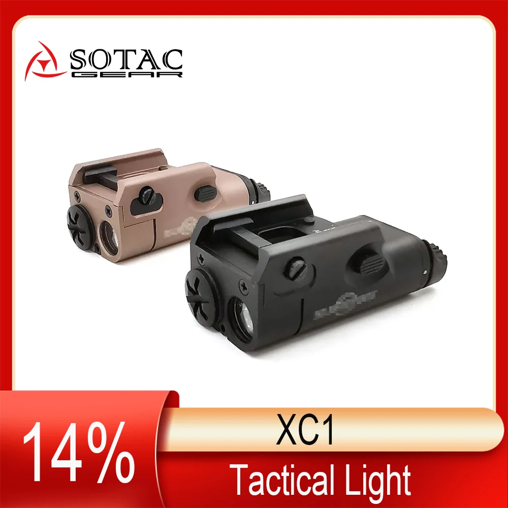 

SOTAC-GEAR SF XC1 Tactical weapon Light Compact Pistol Flashlight LED Airsoft Used For GLOCK softair wapens