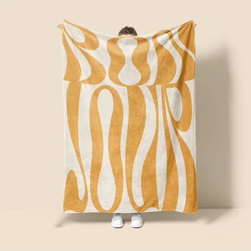 

Morandi Tone Abstract Botanical Плед